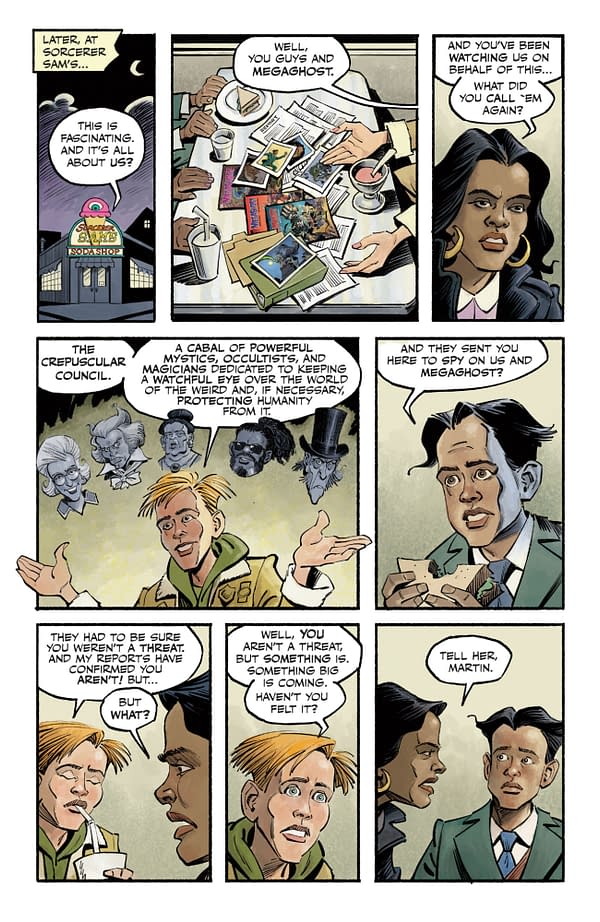 Interior preview page from MEGAGHOST VOLUME 2 #2 GIDEON KENDALL COVER