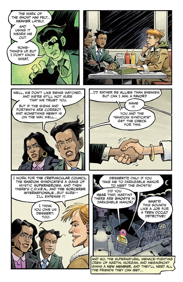 Interior preview page from MEGAGHOST VOLUME 2 #2 GIDEON KENDALL COVER