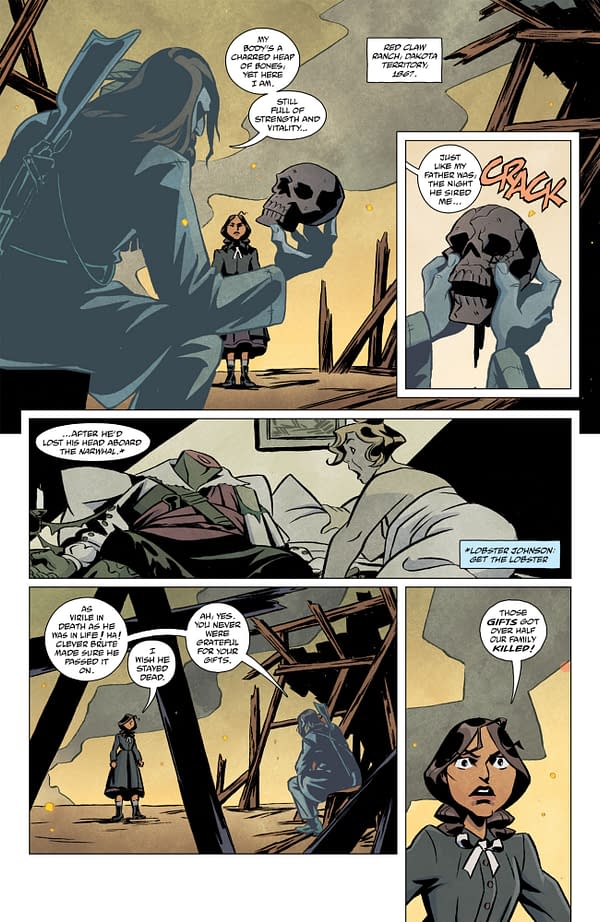Interior preview page from CARMEN RED-CLAW: BELLY OF THE BEAST #4 CLEM ROBINS COVER