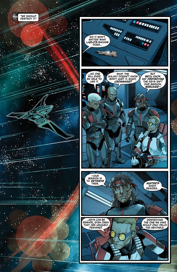 Interior preview page from STAR WARS: THE BAD BATCH - ROGUE AGENTS #3 MICHAEL ATIYEH COVER