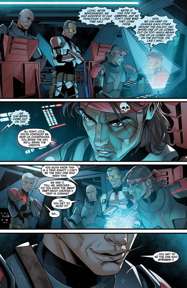 Interior preview page from STAR WARS: THE BAD BATCH - ROGUE AGENTS #3 MICHAEL ATIYEH COVER
