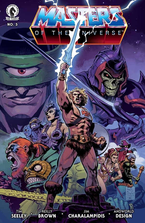 Cover image for HE-MAN AND THE MASTERS OF THE UNIVERSE #5 ANDWORLD DESIGN COVER