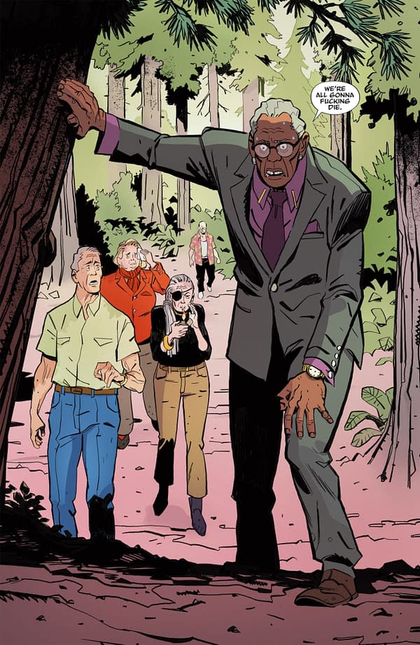 Interior preview page from HIDDEN SPRINGS #1 SIMON BOWLAND COVER