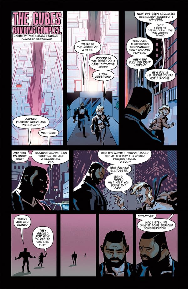 Interior preview page from POWERS 25 #9 JOSHUA REED COVER