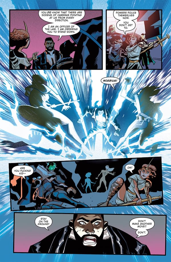 Interior preview page from POWERS 25 #9 JOSHUA REED COVER