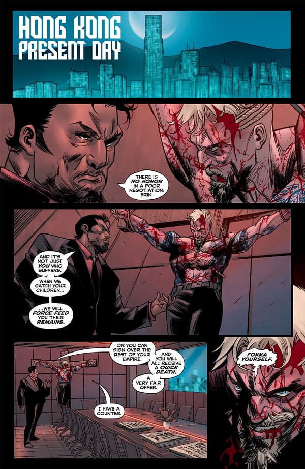 Interior preview page from KILL ALL IMMORTALS II #5 THIAGO ROCHA COVER