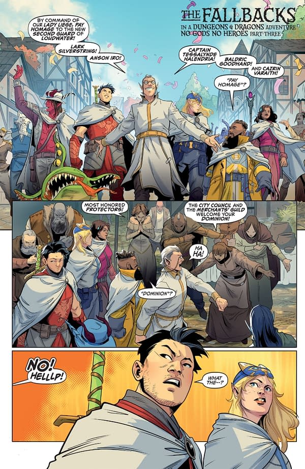 Interior preview page from DUNGEONS & DRAGONS: THE FALLBACKS SERIES 1 #3 RAUL ANGULO COVER