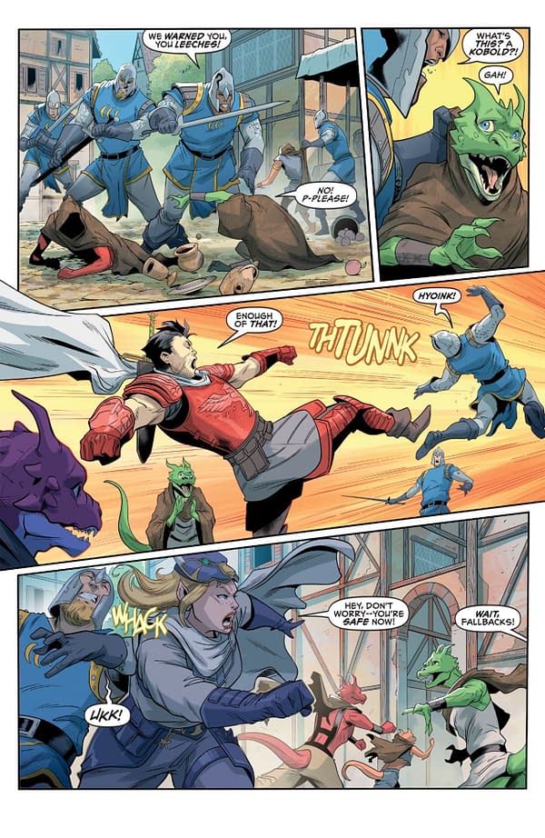Interior preview page from DUNGEONS & DRAGONS: THE FALLBACKS SERIES 1 #3 RAUL ANGULO COVER