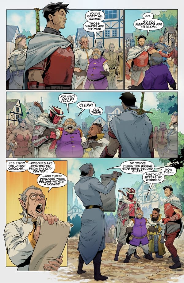 Interior preview page from DUNGEONS & DRAGONS: THE FALLBACKS SERIES 1 #3 RAUL ANGULO COVER