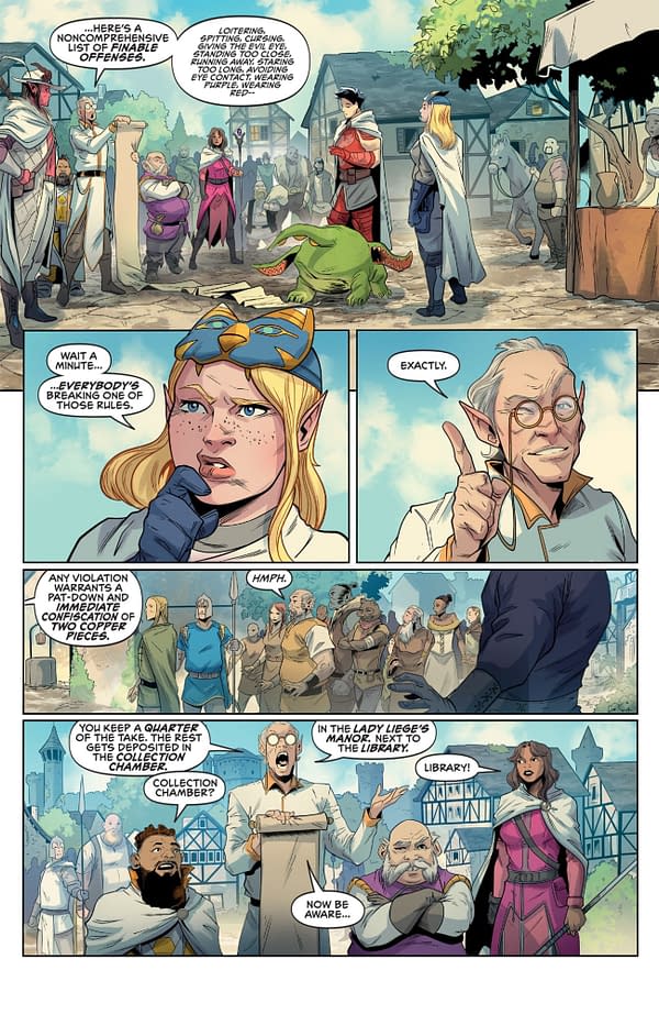 Interior preview page from DUNGEONS & DRAGONS: THE FALLBACKS SERIES 1 #3 RAUL ANGULO COVER
