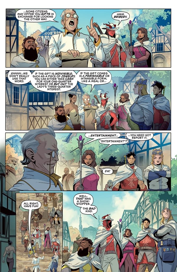 Interior preview page from DUNGEONS & DRAGONS: THE FALLBACKS SERIES 1 #3 RAUL ANGULO COVER
