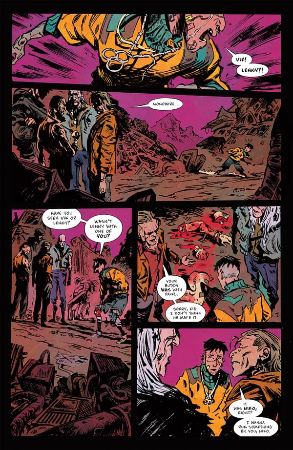 Interior preview page from CYBERPUNK 2077: CHROME #3 FRANK CVETKOVIC COVER