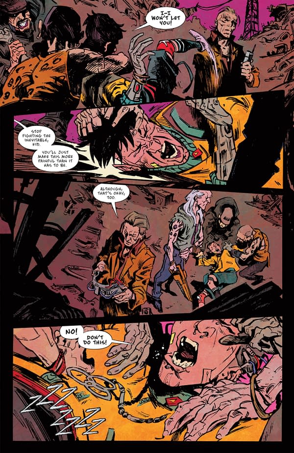 Interior preview page from CYBERPUNK 2077: CHROME #3 FRANK CVETKOVIC COVER