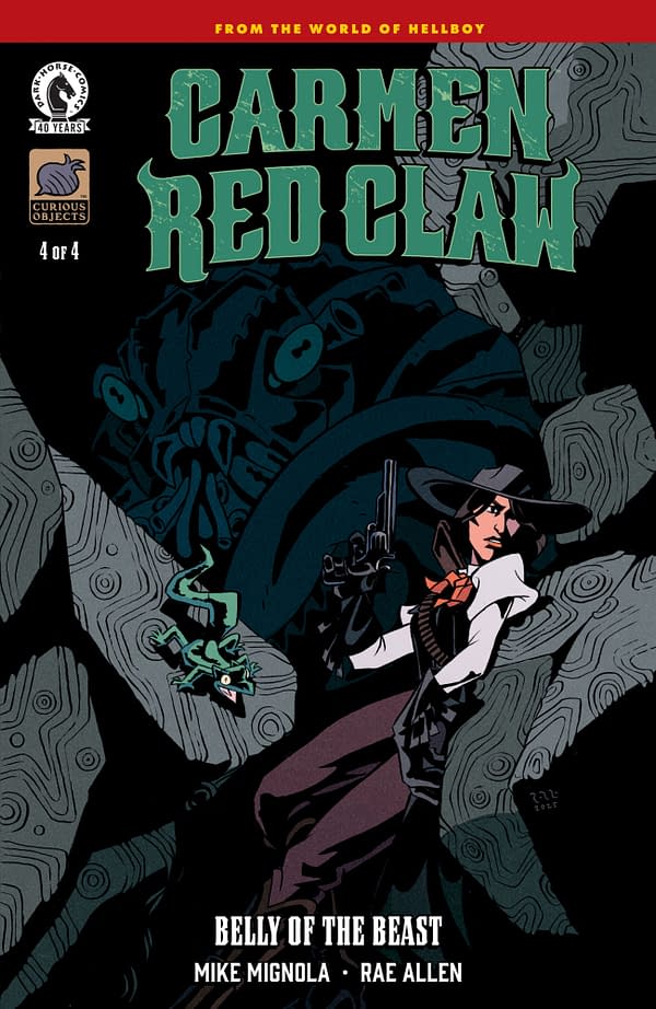 Cover image for CARMEN RED-CLAW: BELLY OF THE BEAST #4 CLEM ROBINS COVER