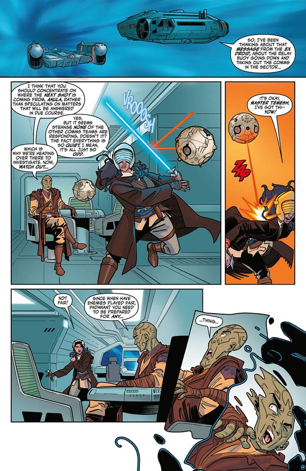 Interior preview page from STAR WARS: THE HIGH REPUBLIC ADVENTURES--PATHFINDERS #2 MICHAEL ATIYEH COVER