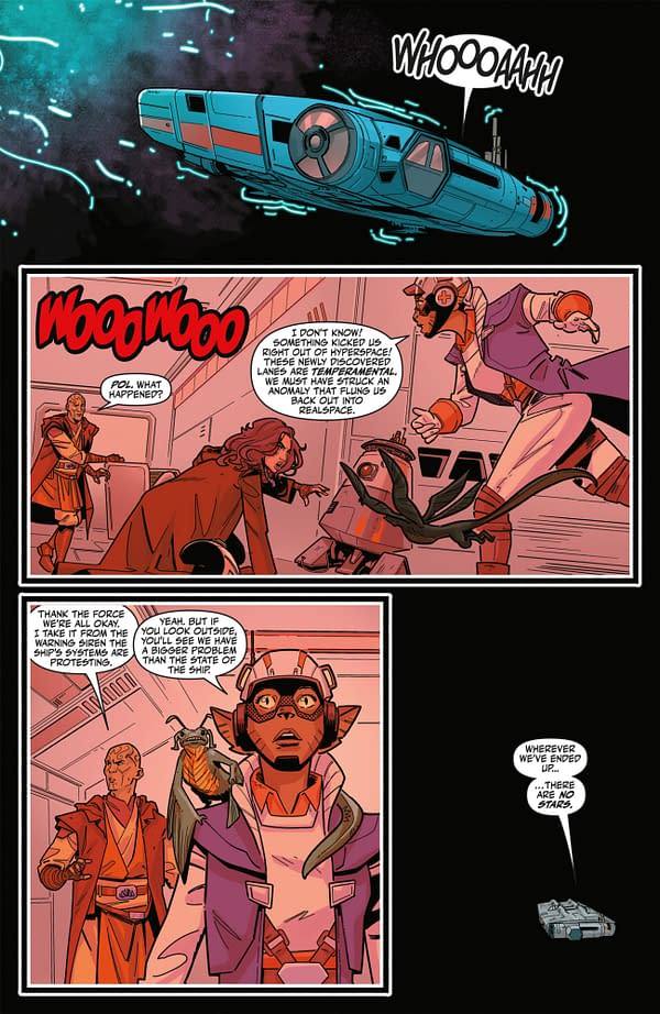 Interior preview page from STAR WARS: THE HIGH REPUBLIC ADVENTURES--PATHFINDERS #2 MICHAEL ATIYEH COVER
