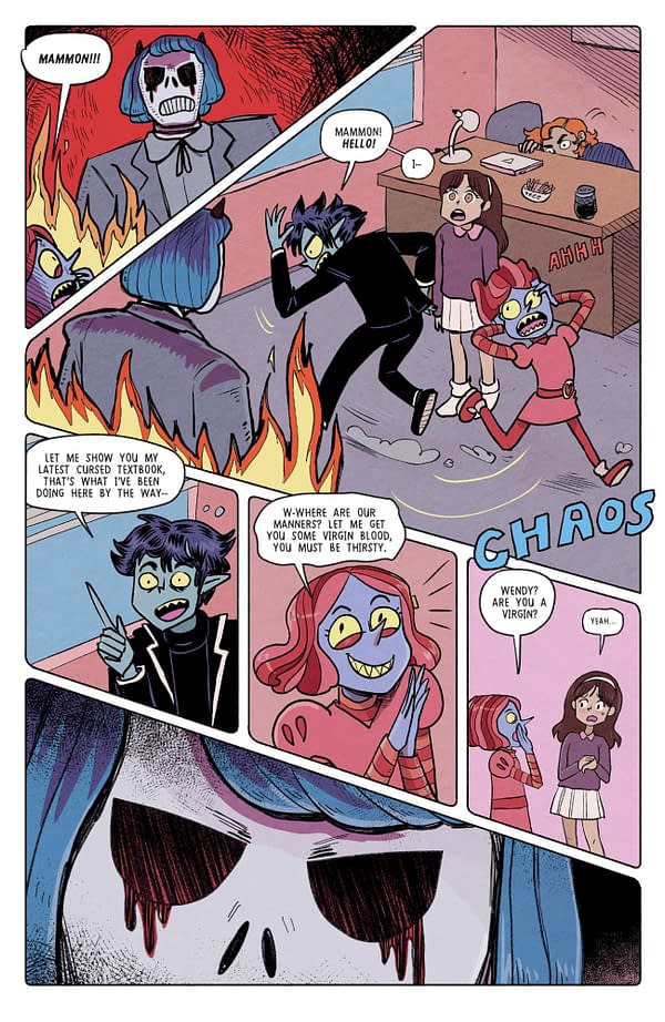Interior preview page from TOUCHED BY A DEMON #4 KRISTEN GUDSNUK COVER
