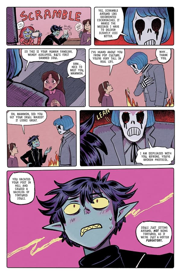 Interior preview page from TOUCHED BY A DEMON #4 KRISTEN GUDSNUK COVER