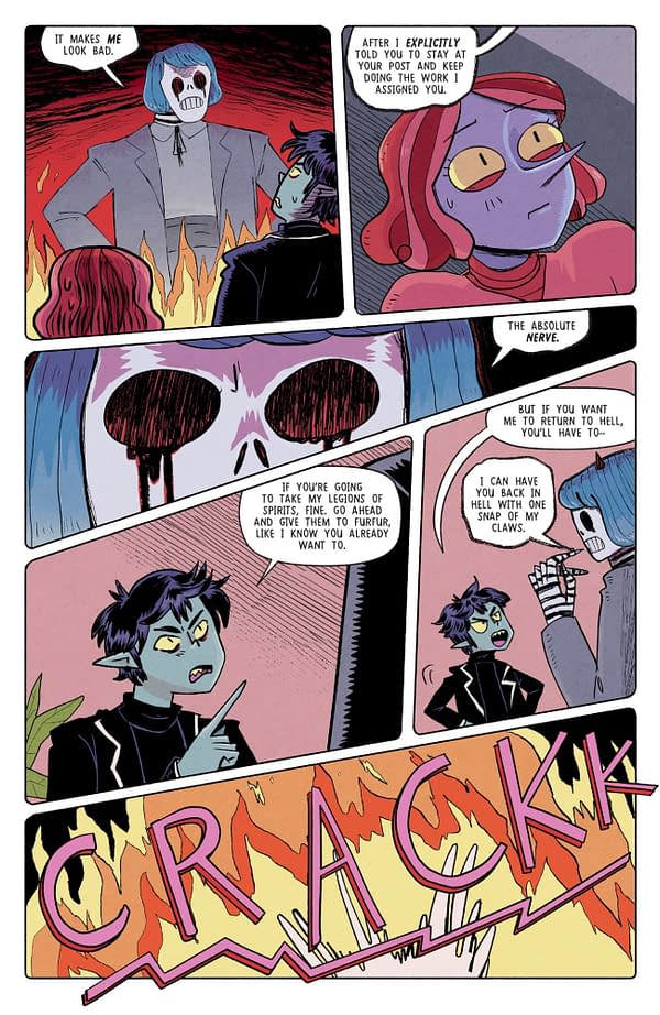 Interior preview page from TOUCHED BY A DEMON #4 KRISTEN GUDSNUK COVER