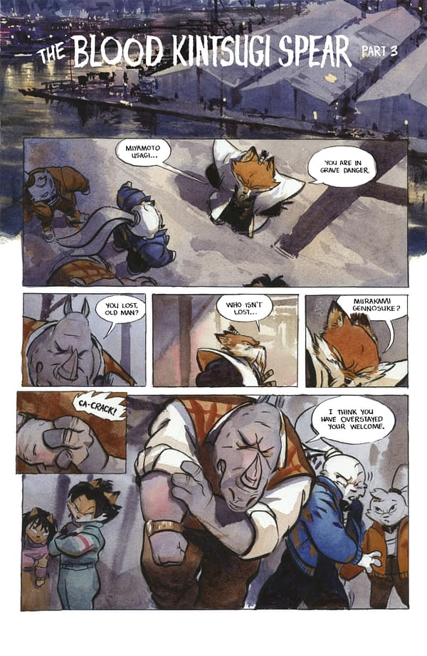 Interior preview page from USAGI YOJIMBO: KAITō '84 #3 JARED CULLUM COVER