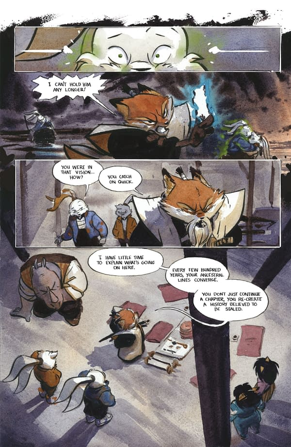 Interior preview page from USAGI YOJIMBO: KAITō '84 #3 JARED CULLUM COVER