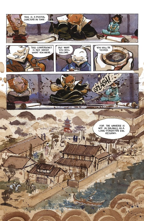 Interior preview page from USAGI YOJIMBO: KAITō '84 #3 JARED CULLUM COVER
