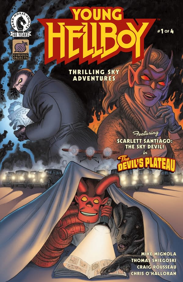 Cover image for Young Hellboy: Thrilling Sky Adventures #1 (CVR B) (David Hitchcock)