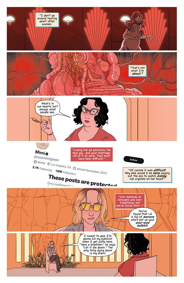 Interior preview page from DID YOU HEAR ABOUT MIMI GREEN #1 ARIANA MAHER COVER