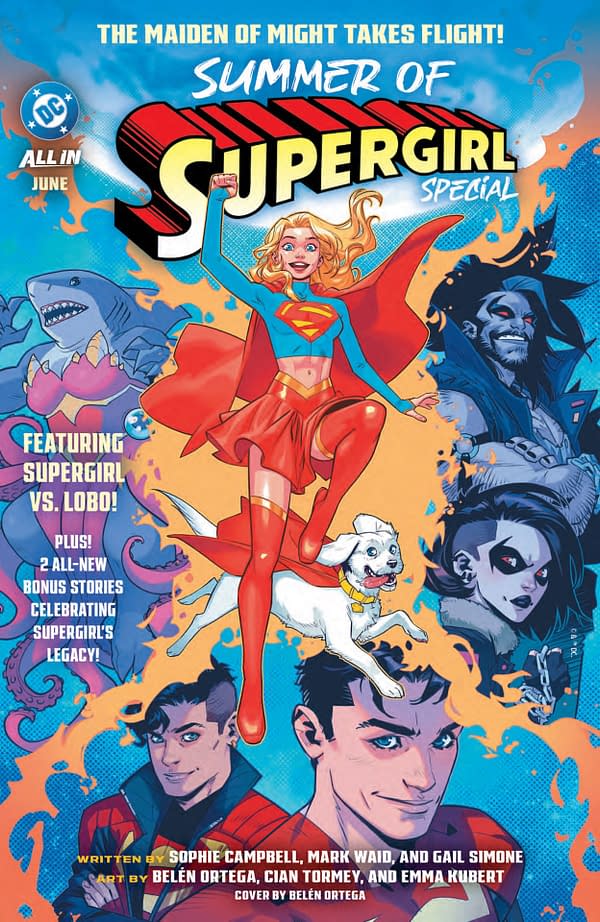 Interior preview page from Summer of Supergirl Special #1