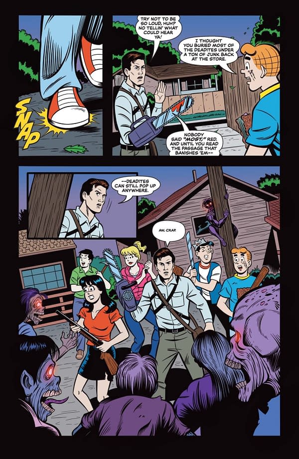 Interior preview page from Archie x Army of Darkness #5
