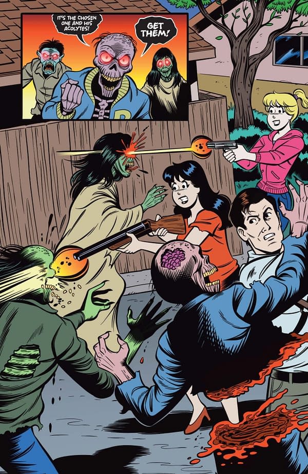 Interior preview page from Archie x Army of Darkness #5