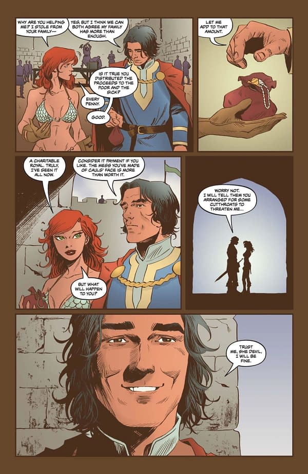 Interior preview page from Red Sonja: She-Devil With a Sword #2