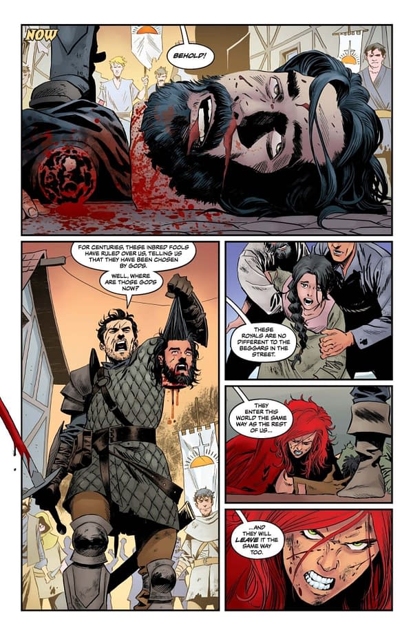 Interior preview page from Red Sonja: She-Devil With a Sword #2