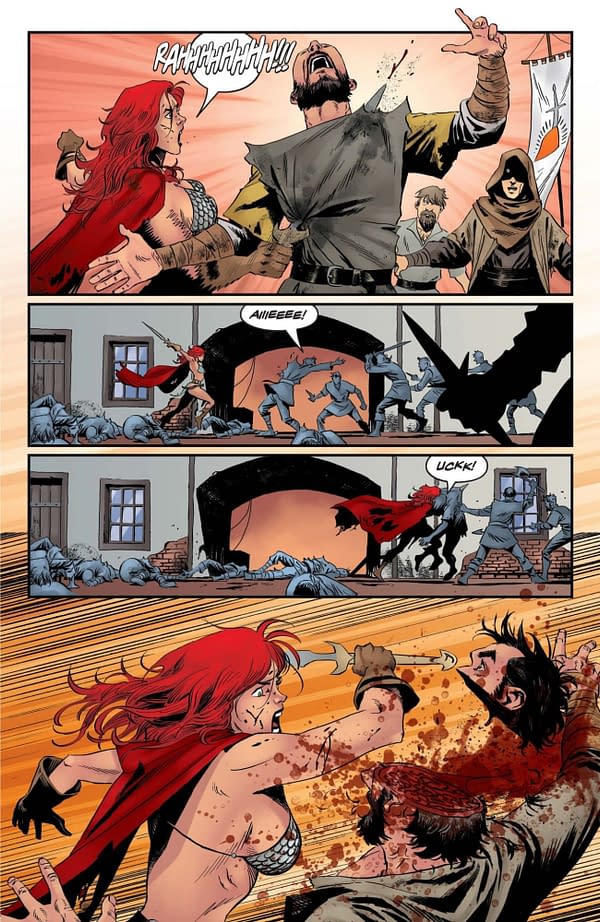 Interior preview page from Red Sonja: She-Devil With a Sword #2