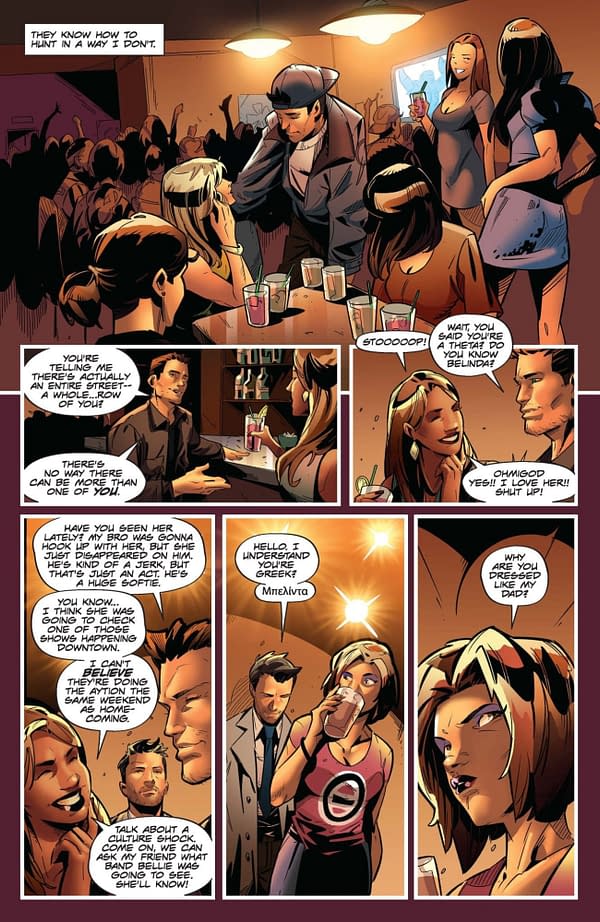 Interior preview page from Supernatural: Castiel #1