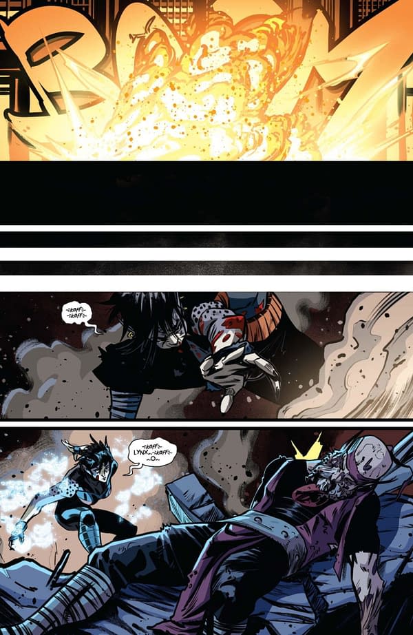 Interior preview page from ThunderCats x SilverHawks: ThunderHawks #3