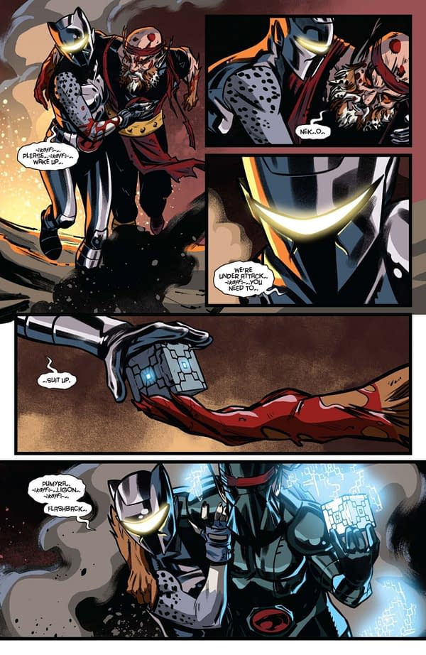 Interior preview page from ThunderCats x SilverHawks: ThunderHawks #3