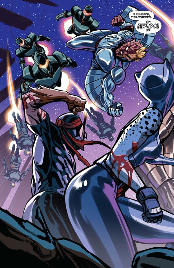 Interior preview page from ThunderCats x SilverHawks: ThunderHawks #3