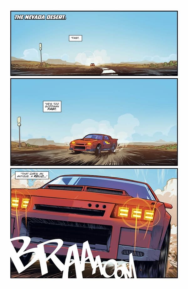 Interior preview page from M.A.S.K. #1