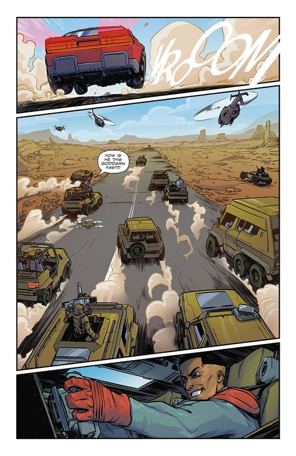 Interior preview page from M.A.S.K. #1