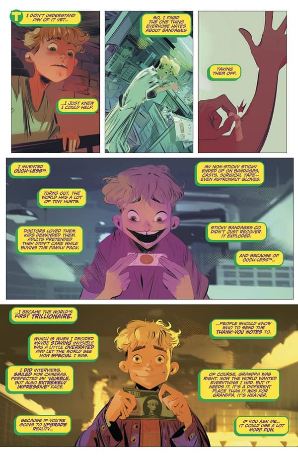 Interior preview page from The Trillion Dollar Kid #1