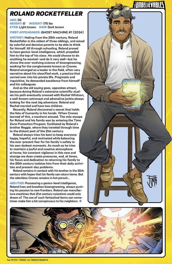 Interior preview page from Ghost Machine: The Official Guidebook #3