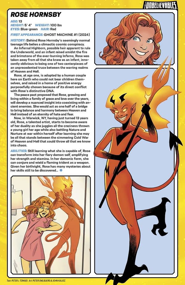 Interior preview page from Ghost Machine: The Official Guidebook #3
