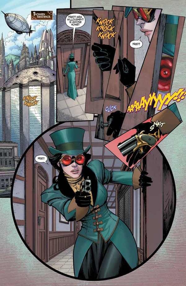 Interior preview page from Lady Mechanika: The Mechanical Menagerie #2