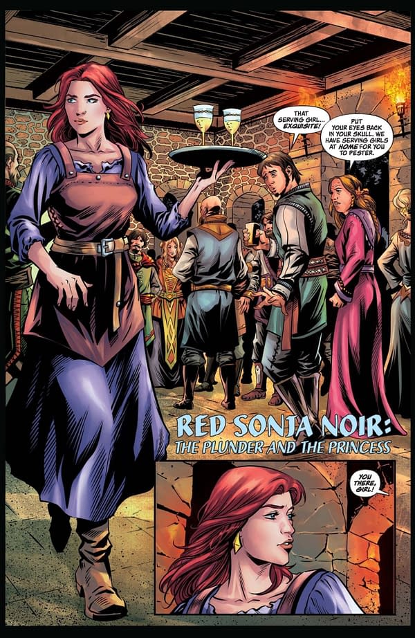 Red Sonja Noir: The Plunder and the Princess Special #1 Preview