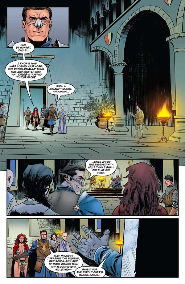 Interior preview page from Red Sonja: She-Devil with a Sword #3