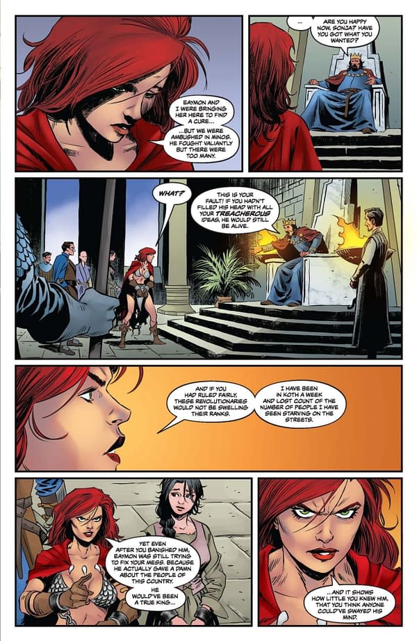 Interior preview page from Red Sonja: She-Devil with a Sword #3