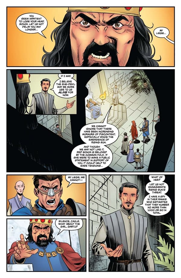 Interior preview page from Red Sonja: She-Devil with a Sword #3
