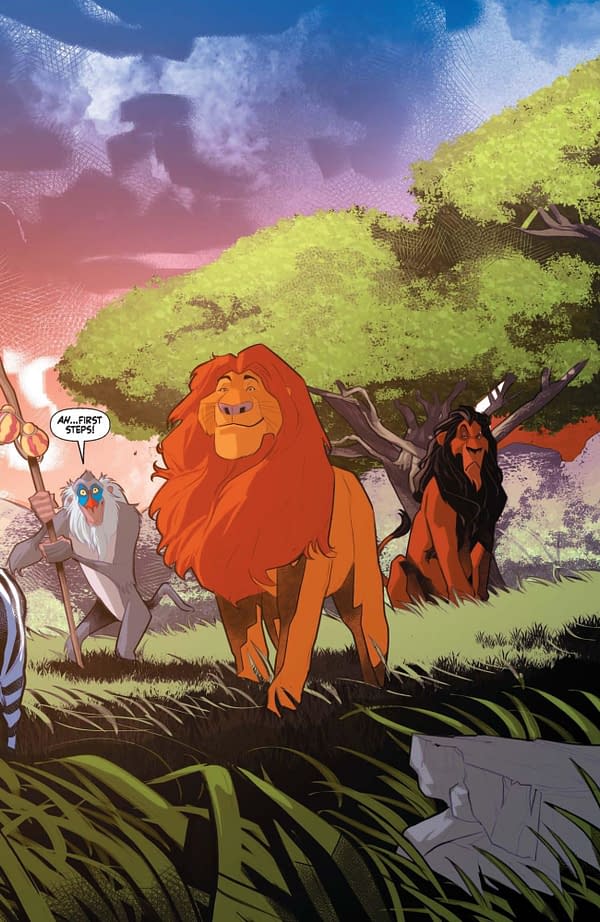 Interior preview page from The Lion King #4
