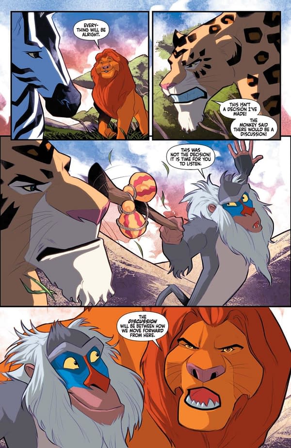 Interior preview page from The Lion King #4